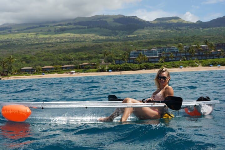 Clear-Bottom Glassy Kayak Rental in Maui — Makena Tandem Experience photo 4