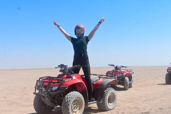 Hurghada ATV Desert Safari — 3-Hour Guided Quad & Bedouin Village Visit photo 1