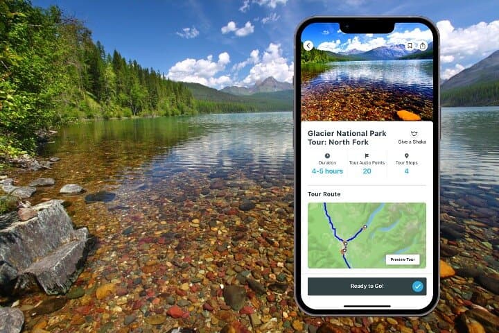North Fork Glacier National Park Self-Guided Audio Tour — Polebridge to Kintla