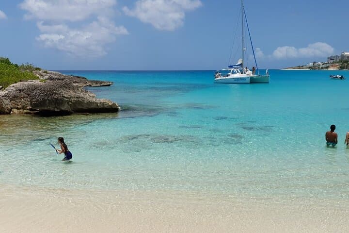 Tropical Catamaran Snorkel & Sail from Simpson Bay — 6-Hour Day Cruise