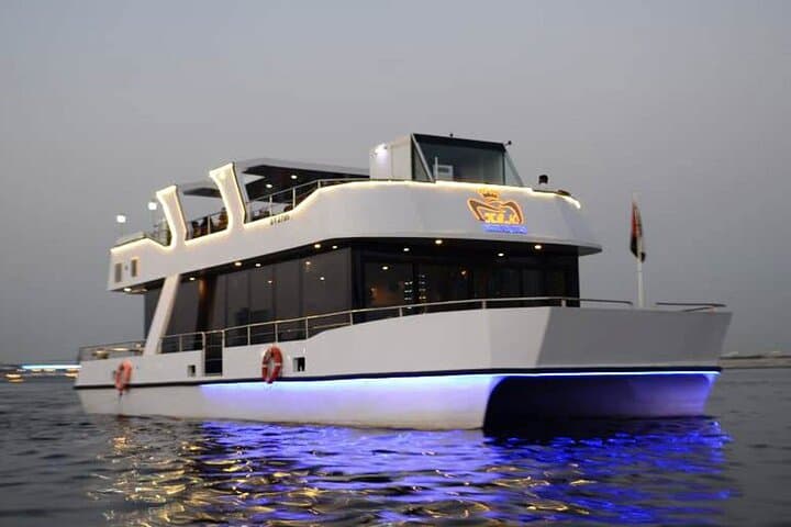 Dubai Water Canal Dhow Dinner Cruise: Skyline Views, Flamingos & Evening Entertainment