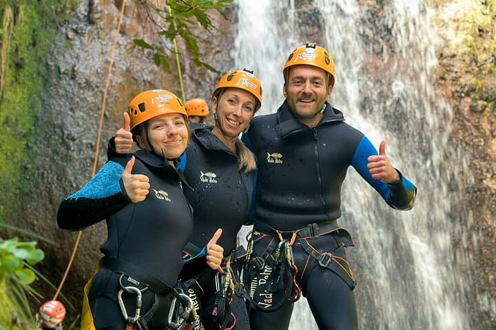 Beginner Canyoning in Madeira: Level 1 Waterfalls & Rappels Near Funchal photo 1