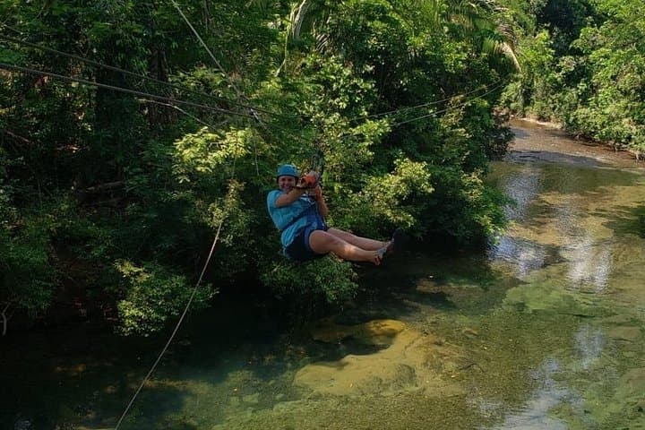 Seven-Mile Cave Kayak and Zipline Adventure near San Ignacio photo 3