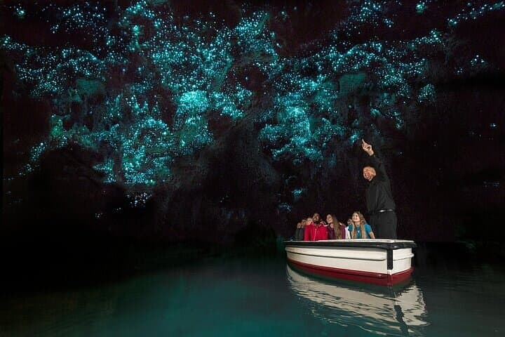 Exploring Waitomo Glow Worm Caves: Guided Boat Tour from Auckland photo 3