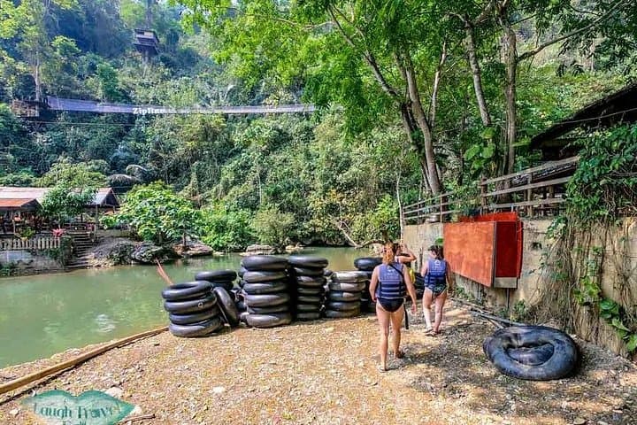 Vang Vieng Kayaking, Cave Tubing & Zipline Adventure on the Nam Song River photo 4