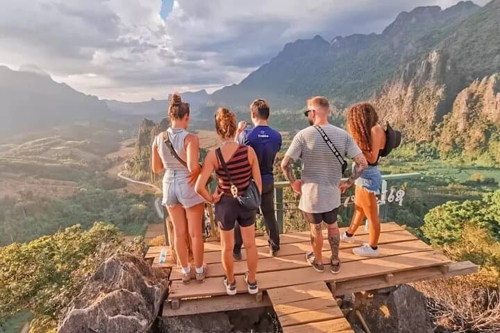 Hike Nam Xay Viewpoint & Swim Blue Lagoon 1 — Vang Vieng Day Tour photo 3