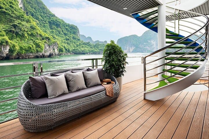 Halong Bay Day Cruise from Tuan Chau: Kayaking, Sung Sot Cave & Sunset Sundeck photo 4