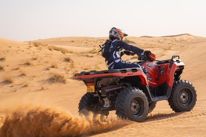Desert Quad Bike Tours in Dubai — Ride Polaris ATVs Across the Red Dunes photo 1