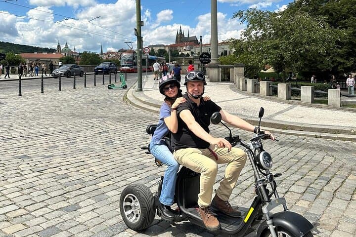 Prague e-Scooter & Trike Tour — Castle Viewpoints and Charles Bridge photo 5