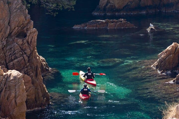 Costa Brava Sea Caves Kayak and Snorkel Tour from S'Agaró photo 4