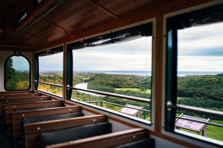 Kauai East Side Shared Adventure: Lydgate to ʻŌpaekaʻa Falls Trolley Tour