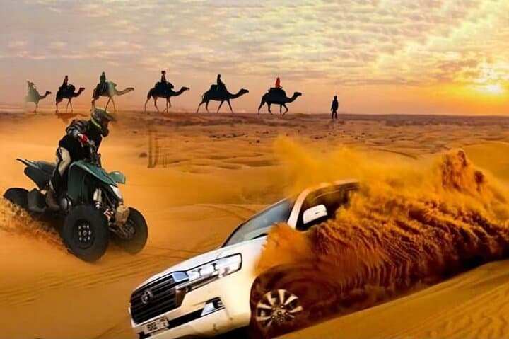 Red Dunes Safari Dubai: Evening Dune Bashing, Sandboarding & Desert Camp Experience photo 2