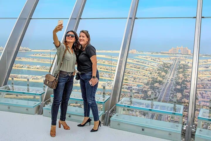 View at The Palm: 360° Observation Deck on Palm Tower, Dubai