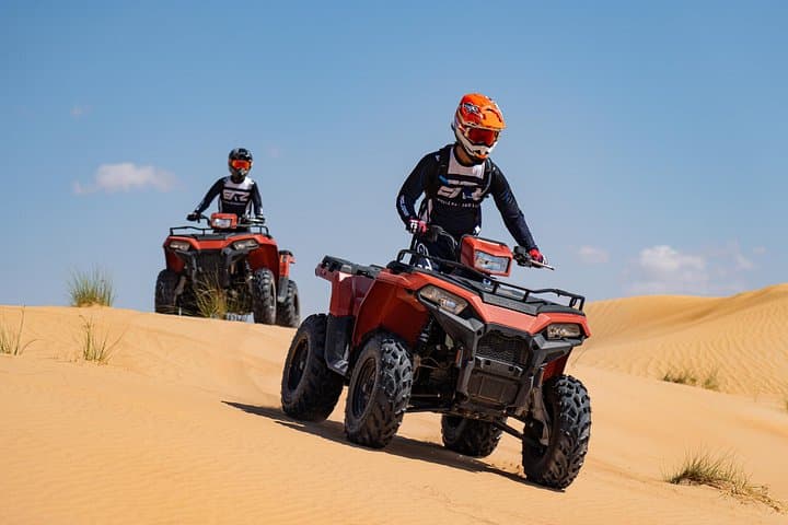 Desert Quad Bike Tours in Dubai — Ride Polaris ATVs Across the Red Dunes photo 3