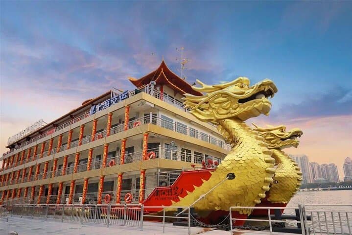 Huangpu River Night Cruise with Buffet Dinner — Shanghai Riverfront Lights photo 4