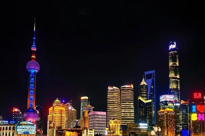 Huangpu River Night Cruise with Buffet Dinner — Shanghai Riverfront Lights photo 6