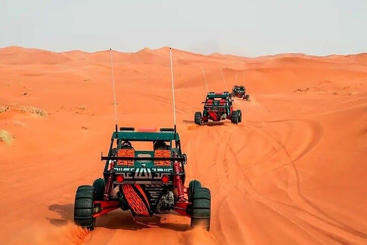 Morning Red Dune Buggy Safari & Camel Ride — Dubai Desert Experience
