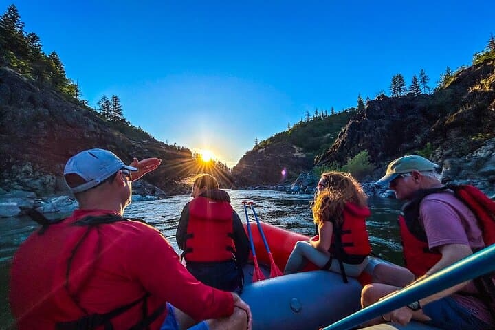 Golden Hour Rogue River Float through Hellgate Canyon