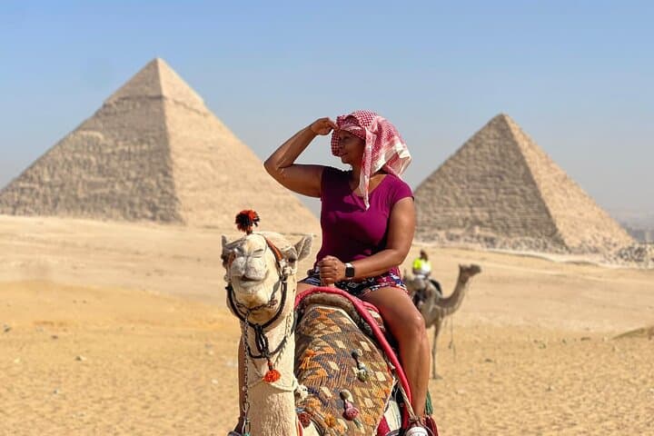 Private Giza Pyramids, Camel Ride & Grand Egyptian Museum — All-Inclusive Day Tour photo 1