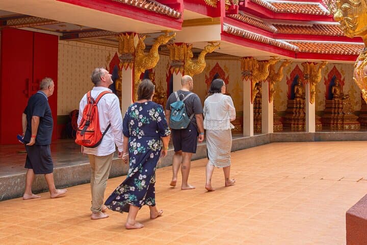 Three-Temple Spiritual Tour from Khao Lak: Dragon Cave, Wat Bang Riang & Wat Manee Sri