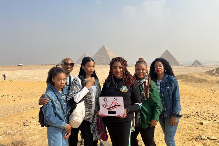 VIP Giza Day Tour: Pyramids, Camel Ride, ATV, Lunch & Shopping