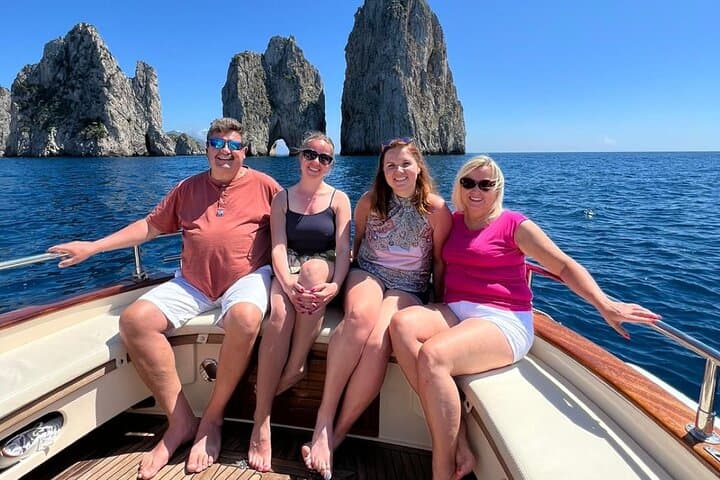 Capri Two-Hour Boat Tour — Grottoes, Faraglioni & Swim Stop photo 3