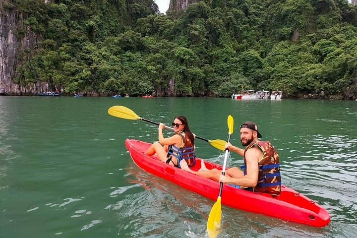 Apollo Premium Cruise: Hanoi to Ha Long Bay Day Trip with Buffet Lunch photo 4