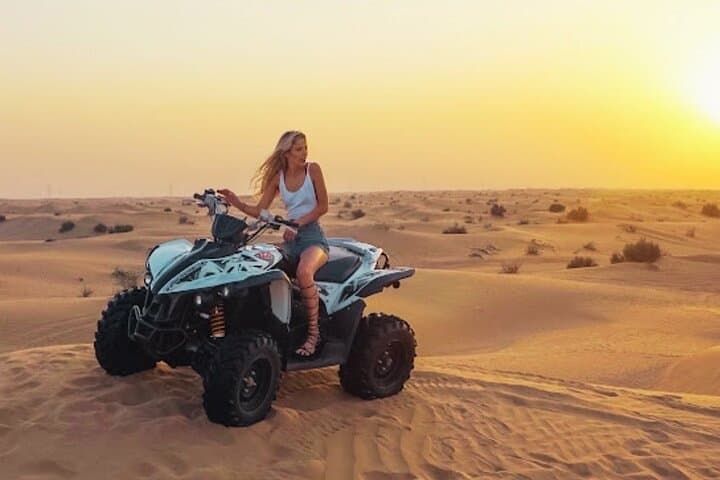 Dubai Red Dunes Safari: ATV, Camel Ride & 5-Star Desert BBQ Experience photo 3