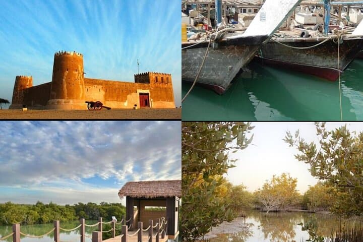 Doha Private North Tour: Zubara Fort, Purple Island & Mangrove Exploration