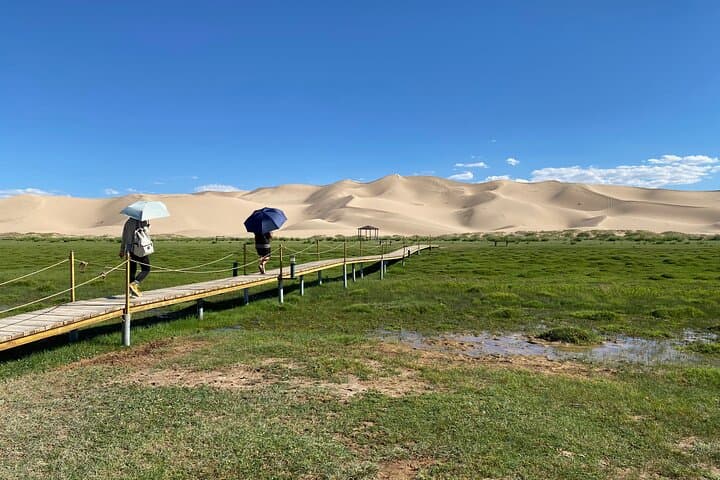 Gobi Highlights Tour: Khongor Sand Dunes, Flaming Cliffs & Yolyn Am