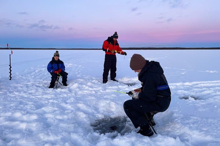 Levi Ice Fishing: Small-Group Perch Fishing Experience in Lapland