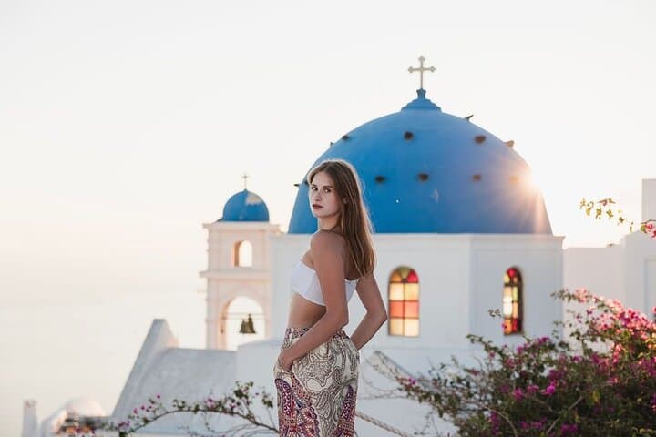 Experience Santorini's Stunning Sunset and Savor Local Wines