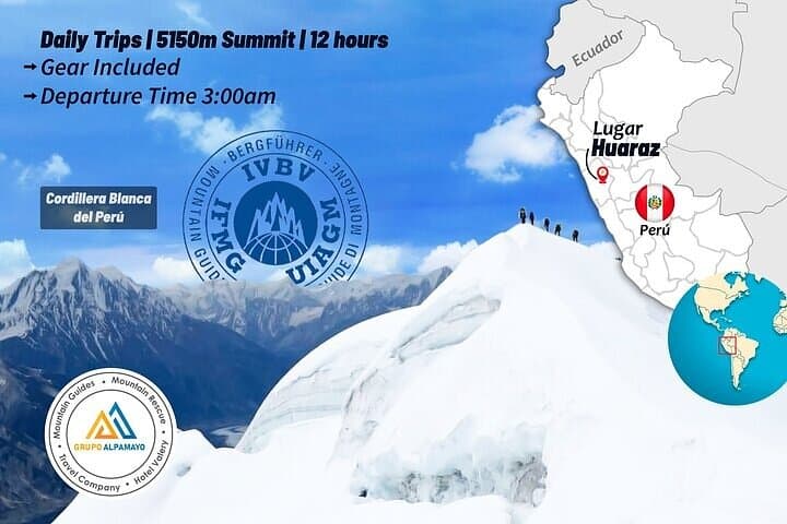 Summit Nevado Mateo: One-Day 5,150 m Glacier Climb from Huaraz