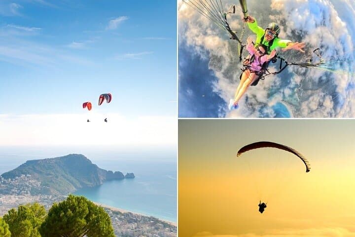 Tandem Paragliding over Alanya: Fly from Yassı Tepe to Cleopatra Beach