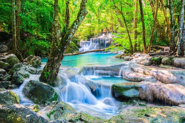 Bangkok to Erawan Waterfall: 1-Day Kanchanaburi Waterfall & Bridge Tour photo 2