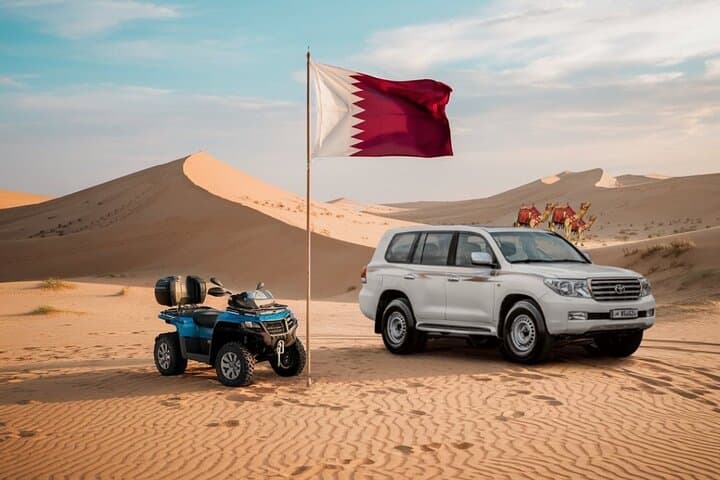 Doha Desert Quad Bike & Dune-Driving Adventure — Sunset Sand Safari