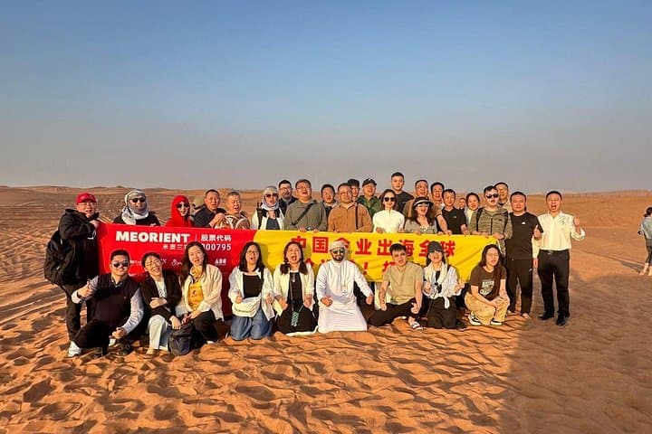 Sunset Dunes to Desert Camp: Abu Dhabi Desert Safari with Camel Rides & BBQ photo 2