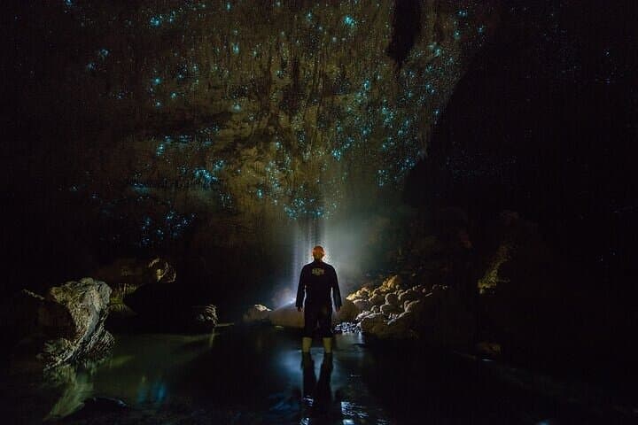 Exploring Waitomo Glow Worm Caves: Guided Boat Tour from Auckland photo 4