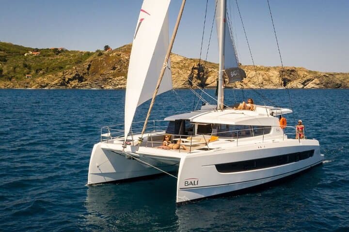 Hersonissos Private Sunset Catamaran Cruise: Swim, Snorkel & Sunset Aegean