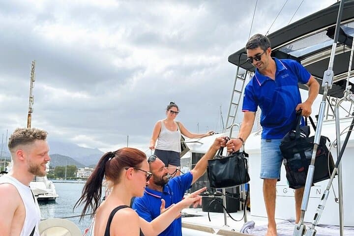 Hersonissos Private Sunset Catamaran Cruise: Swim, Snorkel & Sunset Aegean photo 5