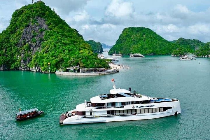 Hanoi to Ha Long Bay: Symphony Day Cruise, Sung Sot Cave & Ti Top Beach photo 1