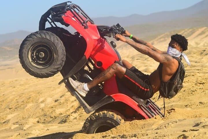 Cabo San Lucas Land-and-Sea Combo Tour: ATV, Snorkel & Sunset Boat