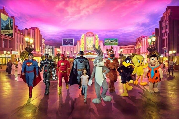 Warner Bros. World Abu Dhabi Tickets & Pickup — Yas Island Theme Park Experience