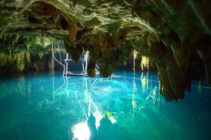 Cancún Sightseeing & Cenote La Noria: Tacos, Tequila and Mayan Discovery
