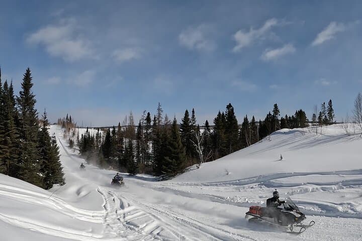 Guided Snowmobile Tours in the Upper Laurentians — Mont-Tremblant 2-Hour Ride photo 2