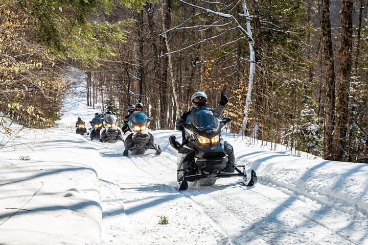 Guided Snowmobile Tours in the Upper Laurentians — Mont-Tremblant 2-Hour Ride photo 6