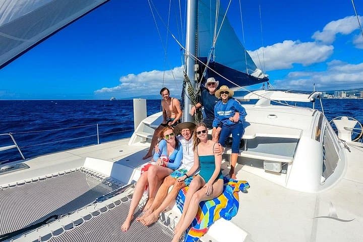Waikiki Private Catamaran Charter: 3-Hour Luxury Sail, Snorkel & Wildlife Viewing photo 3