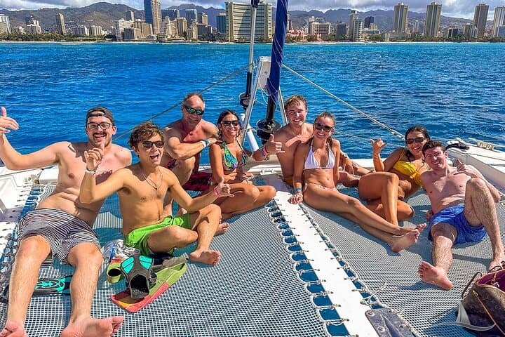 Private Luxury Catamaran Charter Waikiki – 3-Hour Snorkel & Sail photo 4