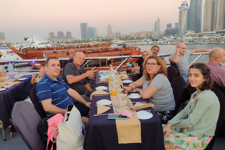 Dubai Dhow Cruise Dinner: Nighttime Skyline Cruise with Buffet & Transfers photo 2