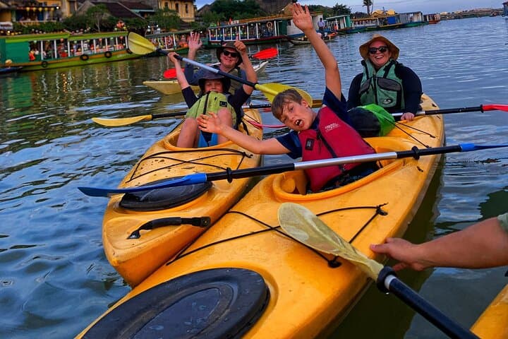 Sunset Kayak Through Hoi An's Lantern Town: Guided Paddle at Golden Hour photo 2